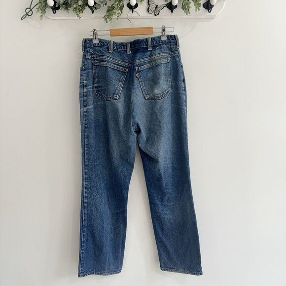Vintage Mens Orange Tab Levi’s 38X32 distressing - Picture 4 of 5
